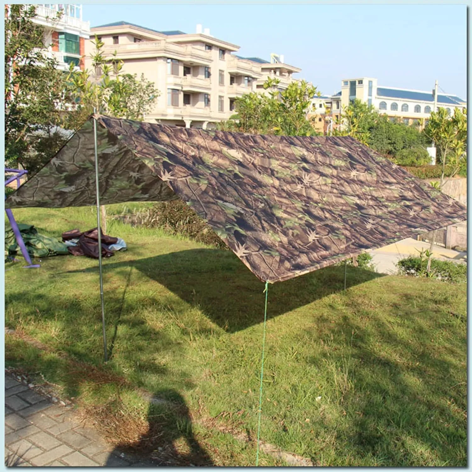 Waterproof Tent Tarp for Under Tent, Lightweight Camping Tarp Shelter, Tarp Canopy for Camping, Backpacking Outdoor Adventure