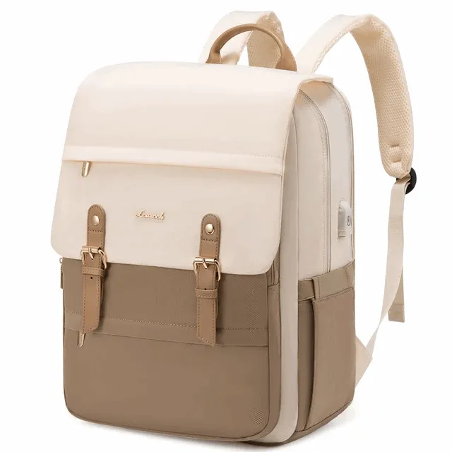 Waterproof Travel Laptop Backpack with Flip Cover & USB Charging Port – Stylish & Functional