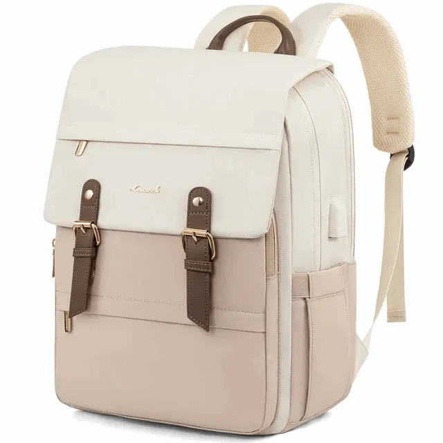 Waterproof Travel Laptop Backpack with Flip Cover & USB Charging Port – Stylish & Functional