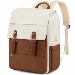 Waterproof Travel Laptop Backpack with Flip Cover & USB Charging Port – Stylish & Functional