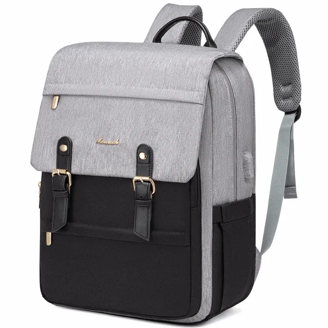 Waterproof Travel Laptop Backpack with Flip Cover & USB Charging Port – Stylish & Functional