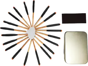 Waterproof Windproof Matches Wax Infused Rope for Earthquake Emergency Kit Bugout Go Bag Emergency Kit Survival Kit Backpack Hurricanes, Floods, Tsunami, Other Disasters