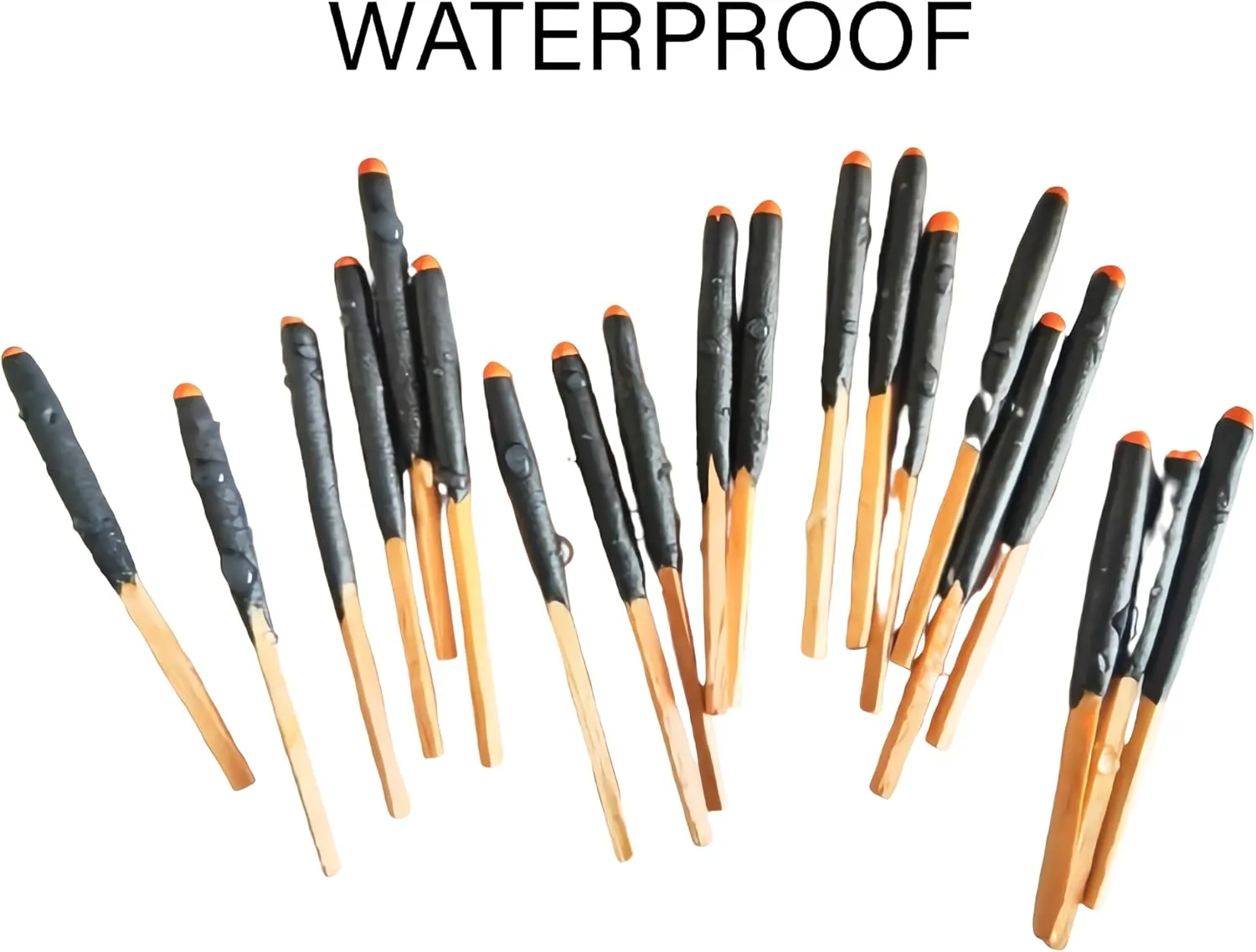 Waterproof Windproof Matches Wax Infused Rope for Earthquake Emergency Kit Bugout Go Bag Emergency Kit Survival Kit Backpack Hurricanes, Floods, Tsunami, Other Disasters