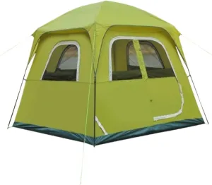 Weatherproof Tents Outdoor Four-Season Hand-Built Double-Layer Tent, Rainproof and Sunproof Camping Tent for Multiple People Camping and Hiking Tents