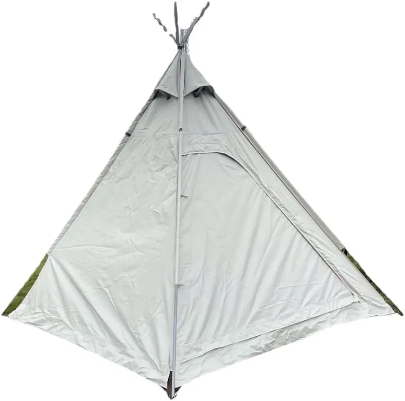 Weatherproof Tents Portable Outdoor Camping Tent Outdoor Autumn Camping Oxford Cloth Tent Canopy UV-Proof and Waterproof Camping and Hiking Tents
