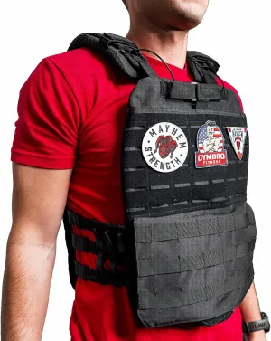 Weighted Vest Body weight exercises for men Tactical Plate Carrier GoRuck Rucking Backpack Wolf tactical Black Vest With Velcro for Patches