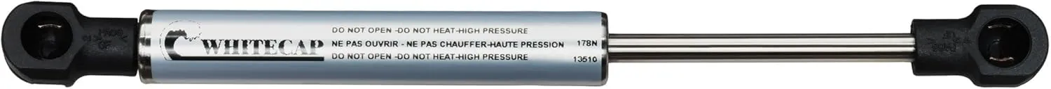 Whitecap G-3660SSC Stainless Steel Gas Spring - 10-1/4" to 17", 60 lbs.