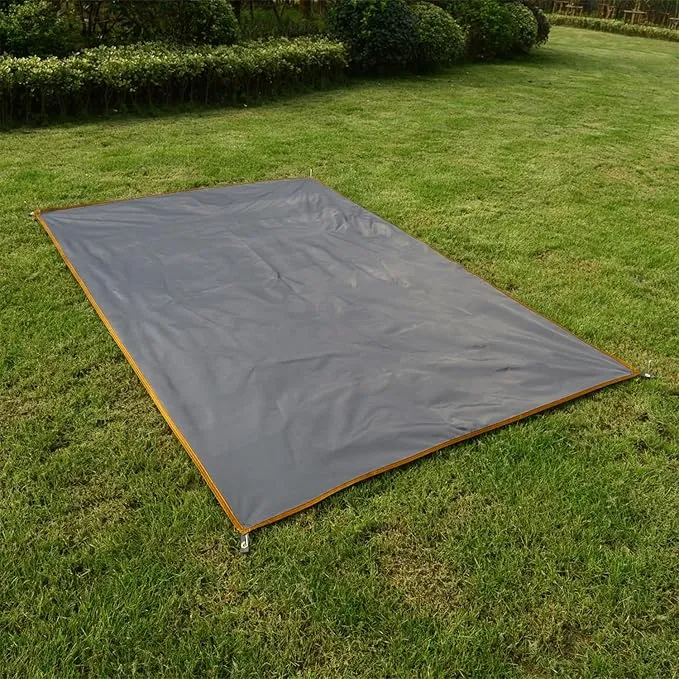 Wind Tour Portable Multifunctional Outdoor Camping Tarp Groundsheet Footprint Lightweight Floor and Ground Tarps for Camping Hiking with Carry Bag (102" x 83")