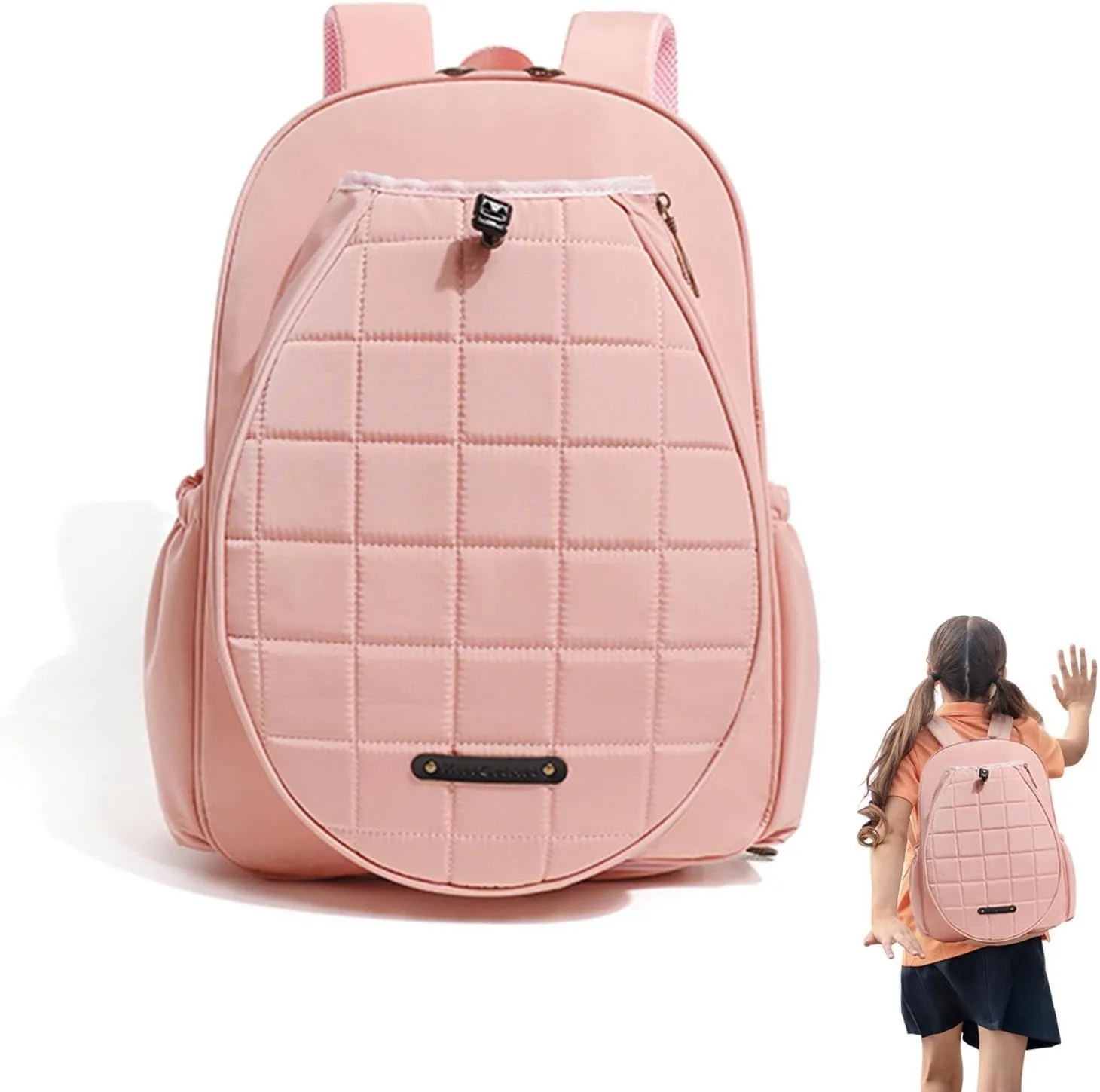 Women's TenniWomen Tennis Backpack - Large Capacity Tennis Racket Cover Case | Badminton Bag With Adjustable Shoulder Strapss