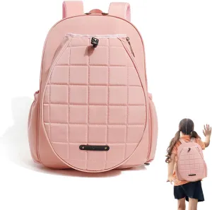 Women's TenniWomen Tennis Backpack - Large Capacity Tennis Racket Cover Case | Badminton Bag With Adjustable Shoulder Strapss