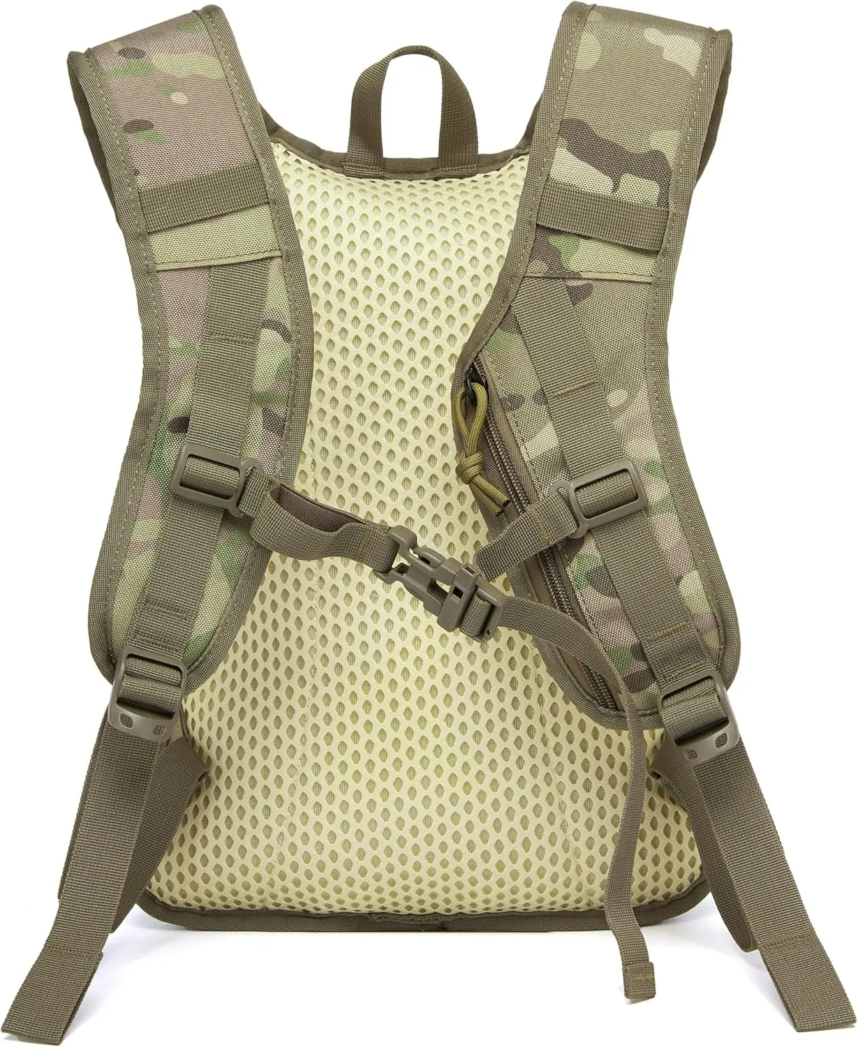 wotony Hydration Backpack with Water Bladder for Hiking Tactical Hydration Pack for Men Women Molle Water Backpack for Hiking