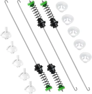 WTW5000DW2 WTW5000DW3 WTW5000DW1 MVWX655DW1 W11130362 Suspension Rod Kit by Blutoget W11228718 Fit for Whirlpool Kenmore May-tag Washer Suspension Rods MVWC555DW WTW5000DW0, MVWC565FW0, MVWX655DW0