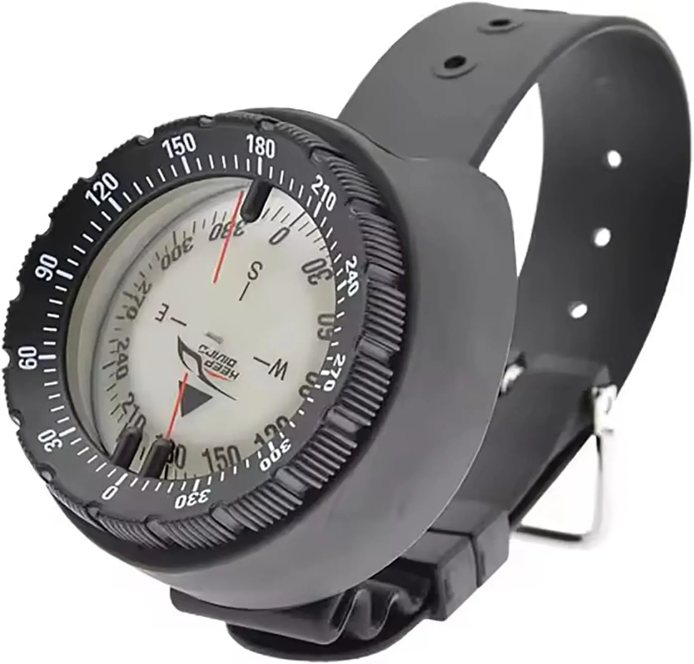 WYYHAA Scuba Diving Compass, 164FT Waterproof Professional Dive Wrist Compass with TPU Band, Luminous for Scuba, Camping, Kayaking and Outdoor Sports