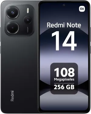 Xiaomi Redmi Note 14 4G LTE (for Tmobile Mint Tello Global) (256GB   8GB) 6.67" 120Hz 108MP AI Camera Global Version Dual Sim (Midnight Black)