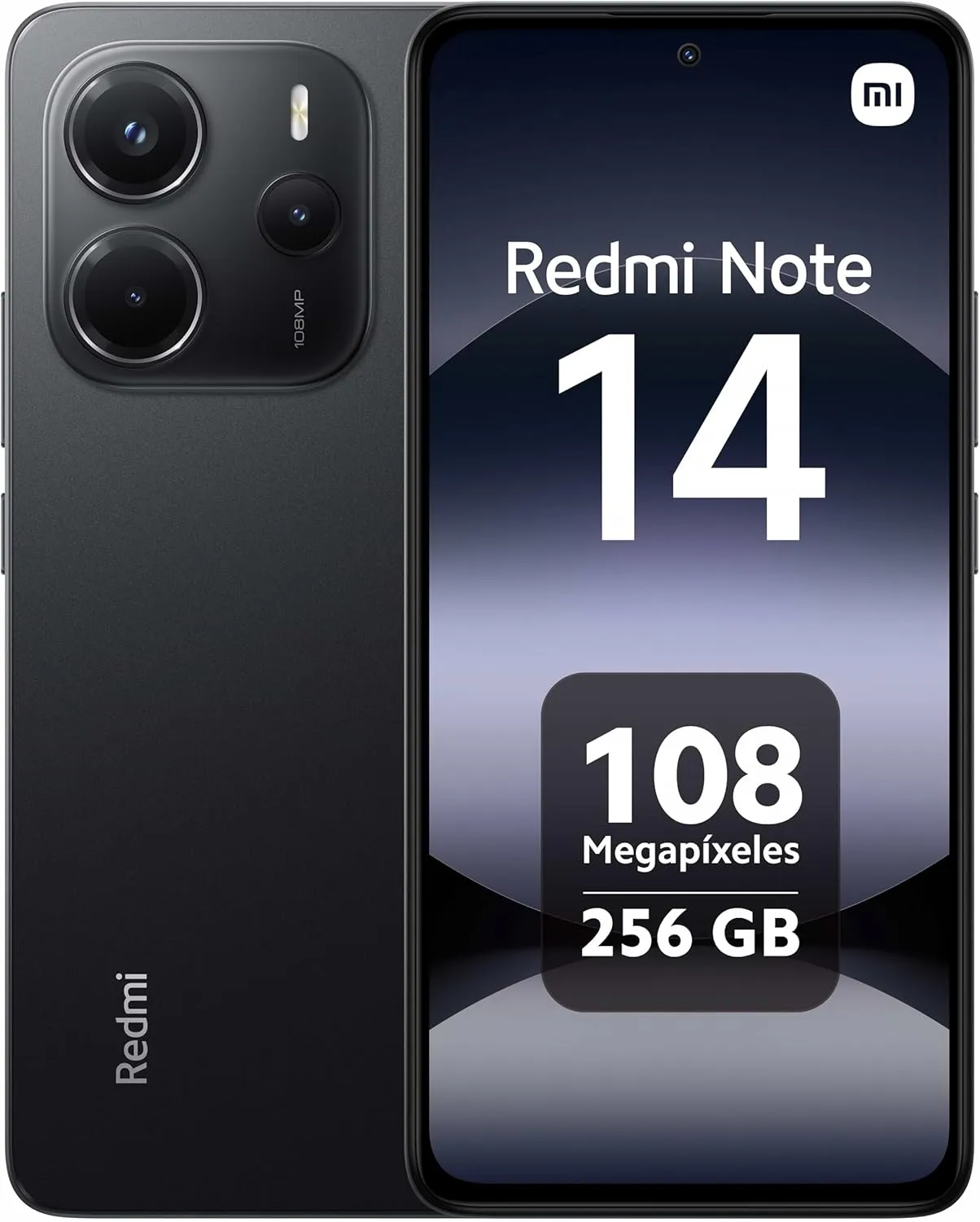 Xiaomi Redmi Note 14 4G LTE (for Tmobile Mint Tello Global) (256GB   8GB) 6.67" 120Hz 108MP AI Camera Global Version Dual Sim (Midnight Black)
