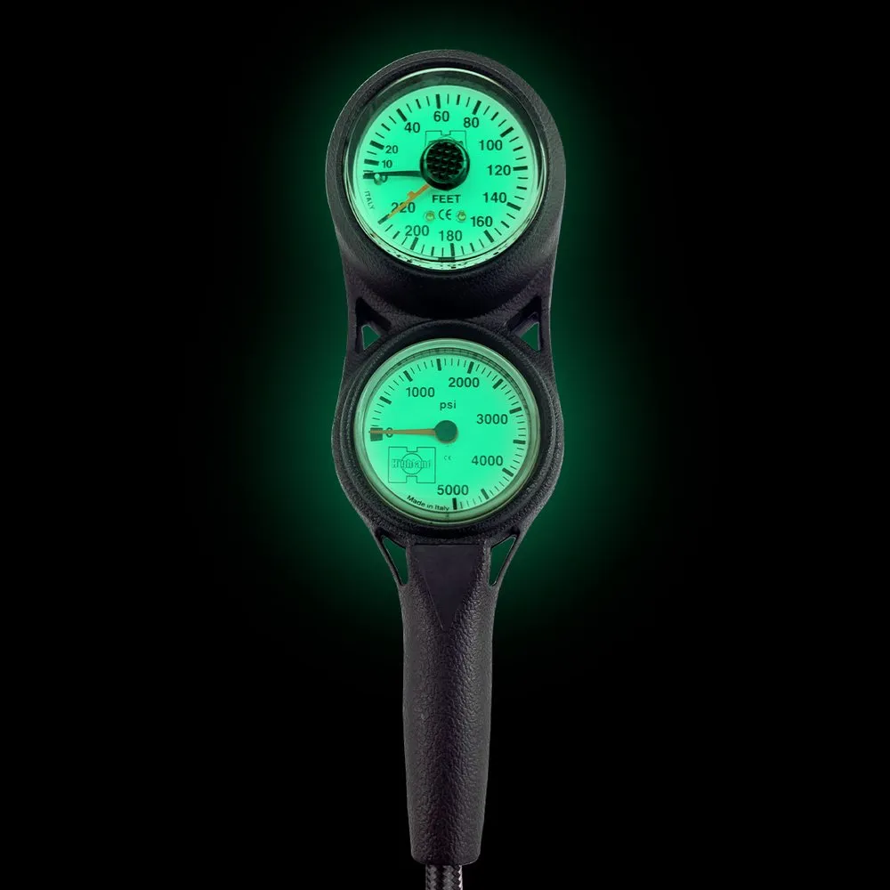 XS Scuba - Pressure/Depth Combo w/Miflex Hose