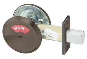 Yale D292 x 613 E 200 Series Deadbolt, Occupancy Indicator x Thumbturn, 2 3/4" Backset, 613E Dark Satin Bronze