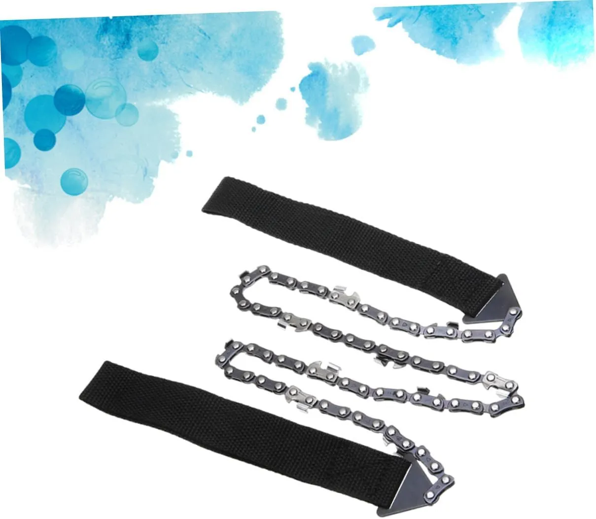 Yardwe 3pcs Survival Gear Pocket Chainsaw Razor Outdoor Chain Handheld Emergency Chainsaw for Hiking