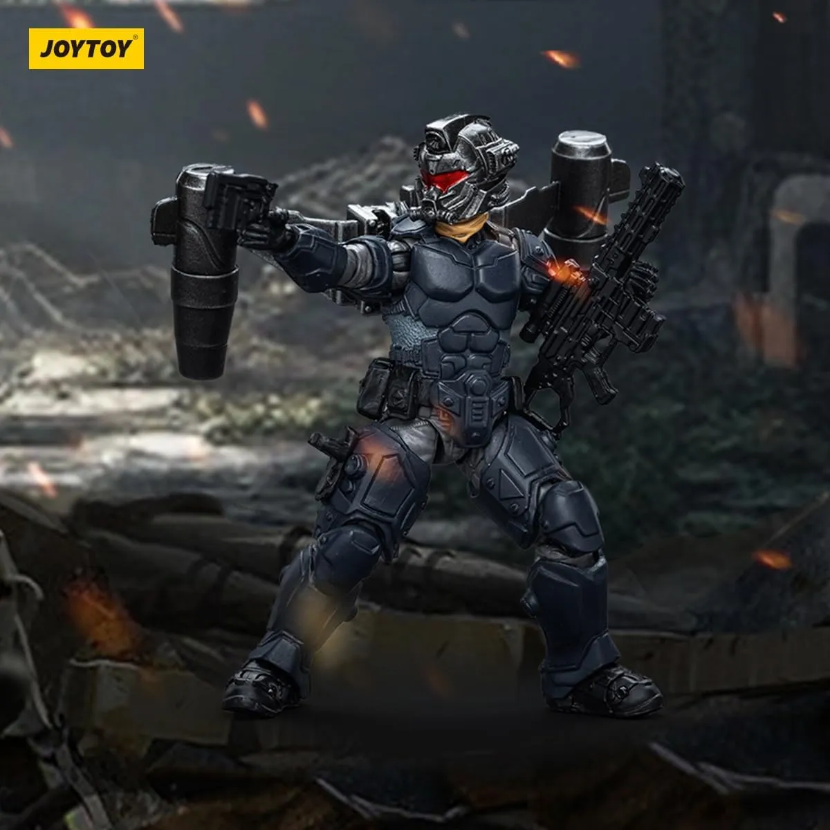 YIZRIO Joytoy 1:18 Army Builder Promotion Pack Figure 26 -Jetpack Mercenary Hardcore Coldplay Model Collection